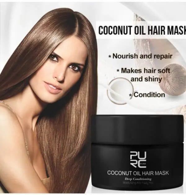 PURE Coconut Oil Hair Mask - Rejuvenate and Restore