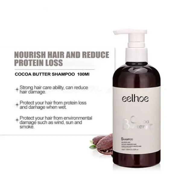 Revitalizing Eelhoe Cocoa Butter Shampoo: Intense Moisture for Lustrous Locks