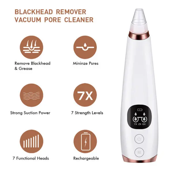 Ultra-Powerful Pore Vacuum Pro: Expert Blackhead Removal & Rejuvenation System