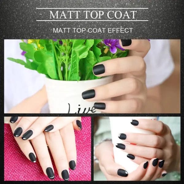 Matte Black Nail Polish